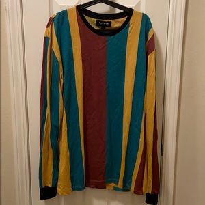 Pacsun Multicolor Striped Long Sleeve